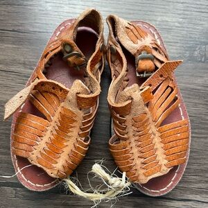 Unisex Authentic Mexican huarache for Toddler. Made in Mexico